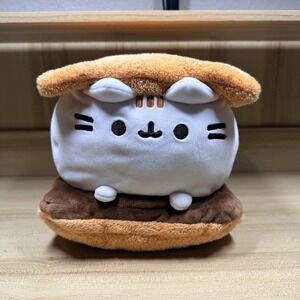 GUND Pusheen S'mores Smores Plush Stuffed Animal Soft‎ White Cat Toy 6065506